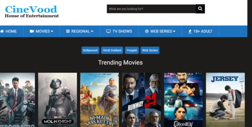 Cinevood 2022 : Cinevood Online Movies Download Illegal website