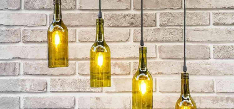 The Beauty of Recycled Bottle Lamps